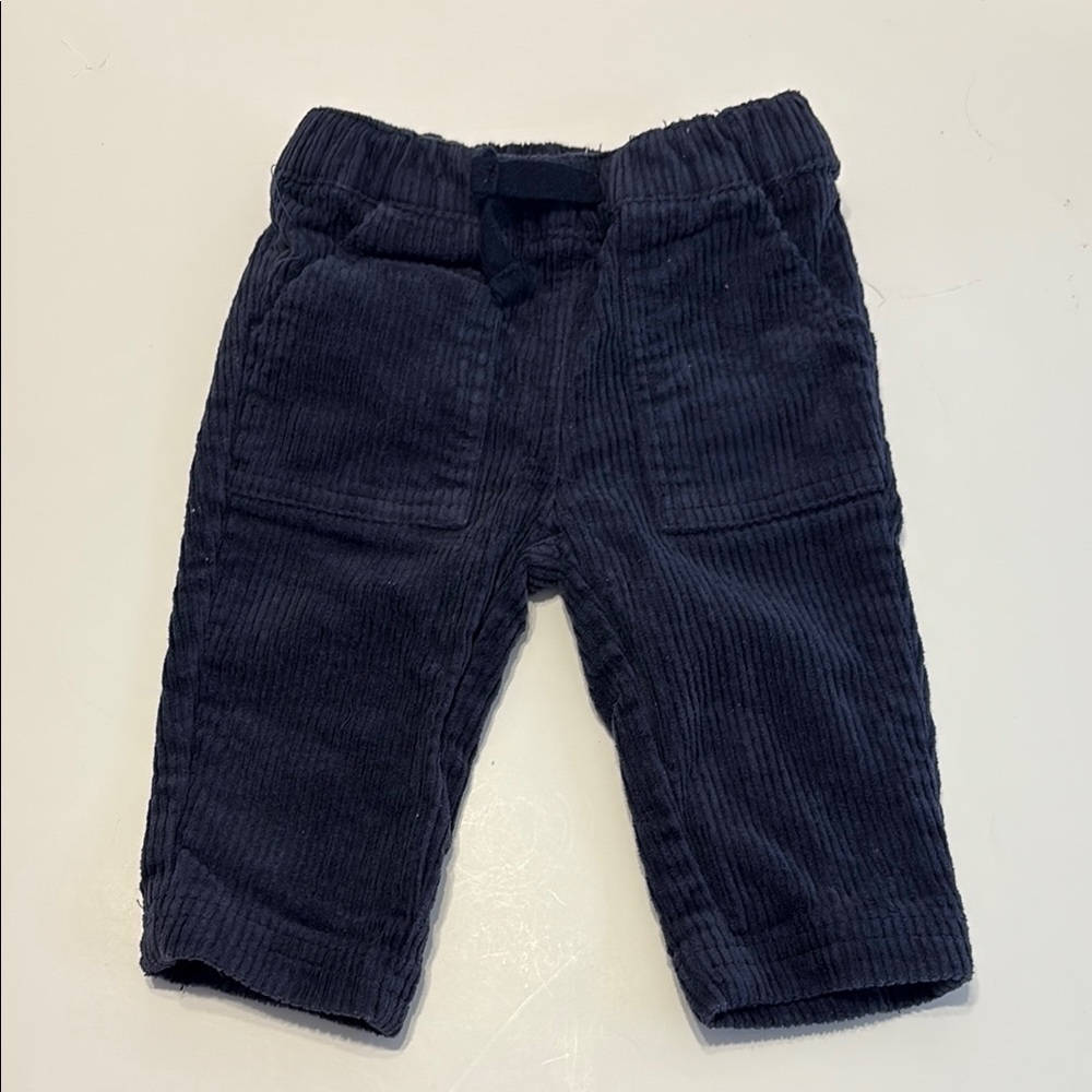 Navy Corduroy Kids Pants